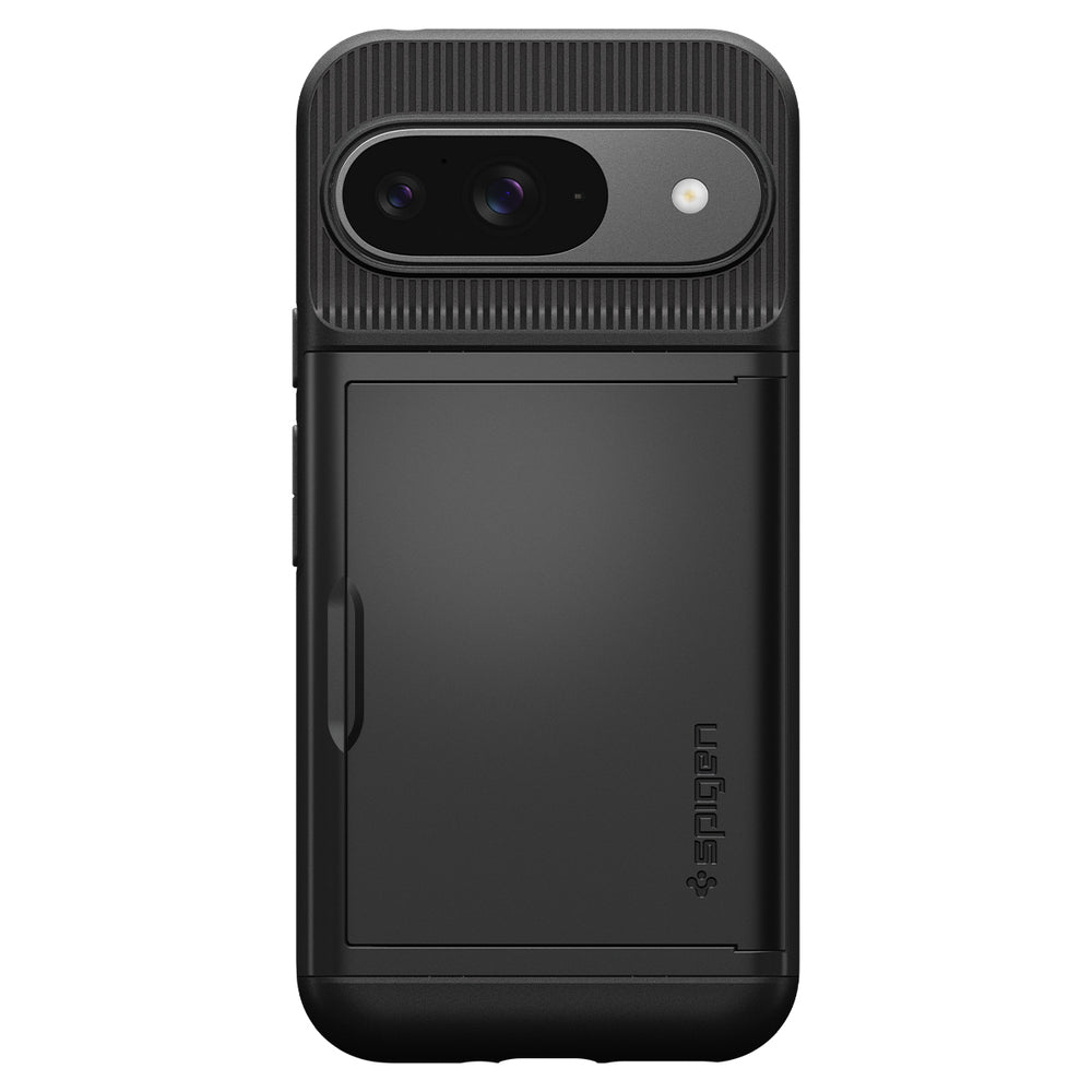 Funda para Google Pixel 9/9 Pro, Spigen, Slim Armor CS, Negro ACS07695 