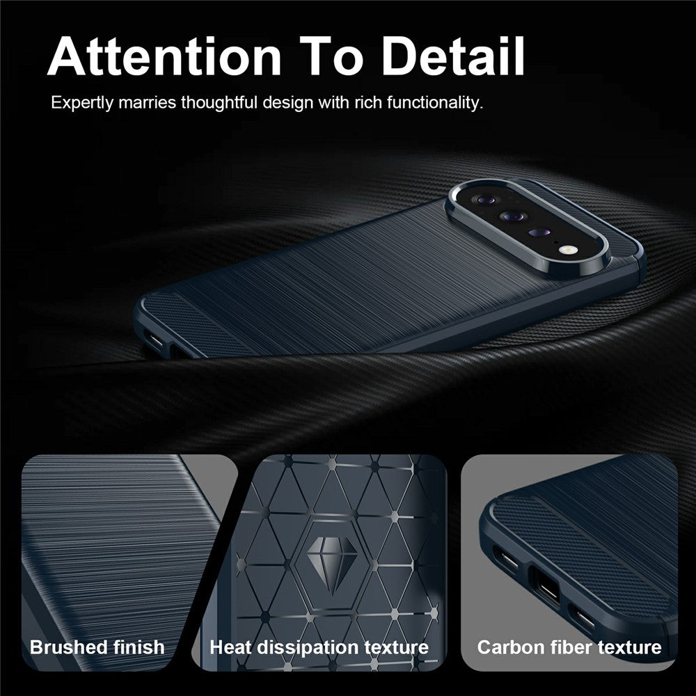 Funda para Google Pixel 11 Pro / 11, Techsuit, Carbono, Azul