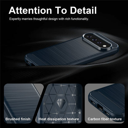 Funda para Google Pixel 11 Pro / 11, Techsuit, Carbono, Azul