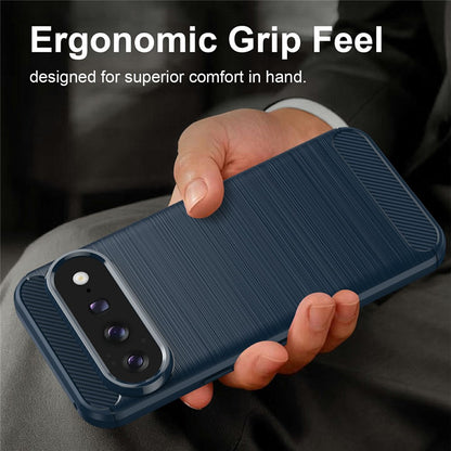 Funda para Google Pixel 11 Pro / 11, Techsuit, Carbono, Azul