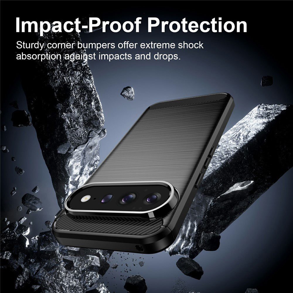 Case for Google Pixel 11 Pro / 11, Techsuit, Carbon, Black