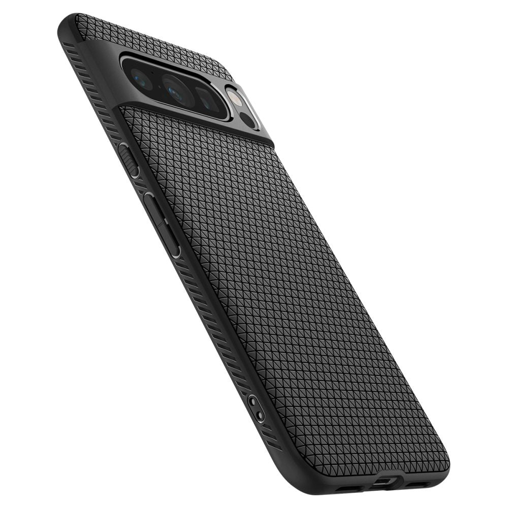 Funda para Google Pixel 8 Pro, Spigen, Liquid Air Matte, Negro ACS06311