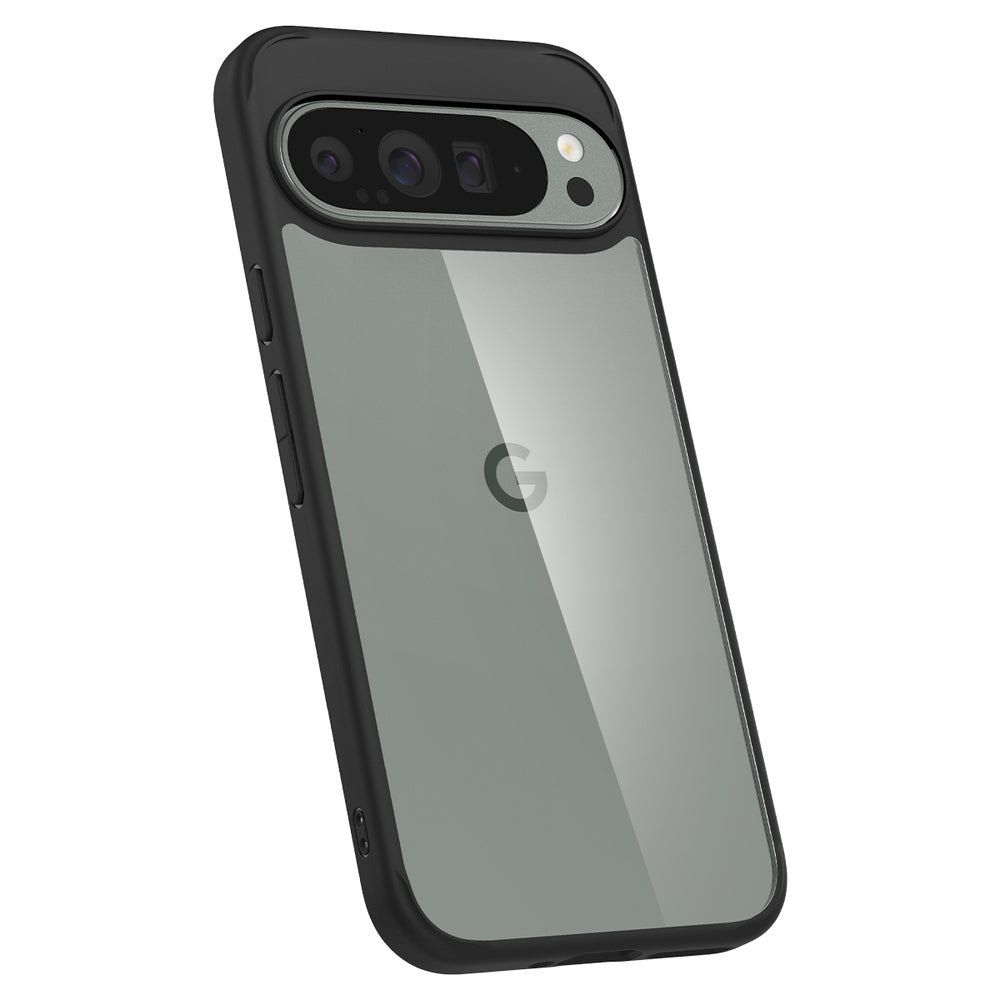 Funda para Google Pixel 9 Pro XL, Spigen, Ultra Hybrid, Negra Mate ACS07724