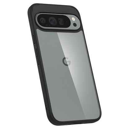 Funda para Google Pixel 9 Pro XL, Spigen, Ultra Hybrid, Negra Mate ACS07724