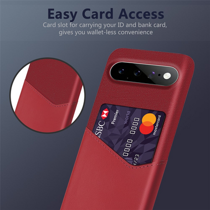 Funda para Google Pixel 11 Pro XL, OEM, Porta Tarjetas, Roja