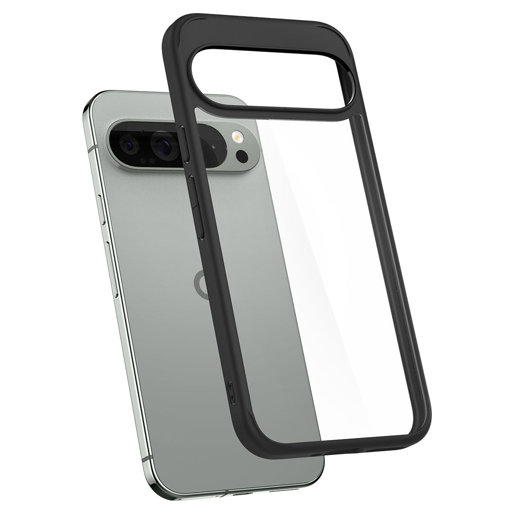 Funda para Google Pixel 9 Pro XL, Spigen, Ultra Hybrid, Negra Mate ACS07724