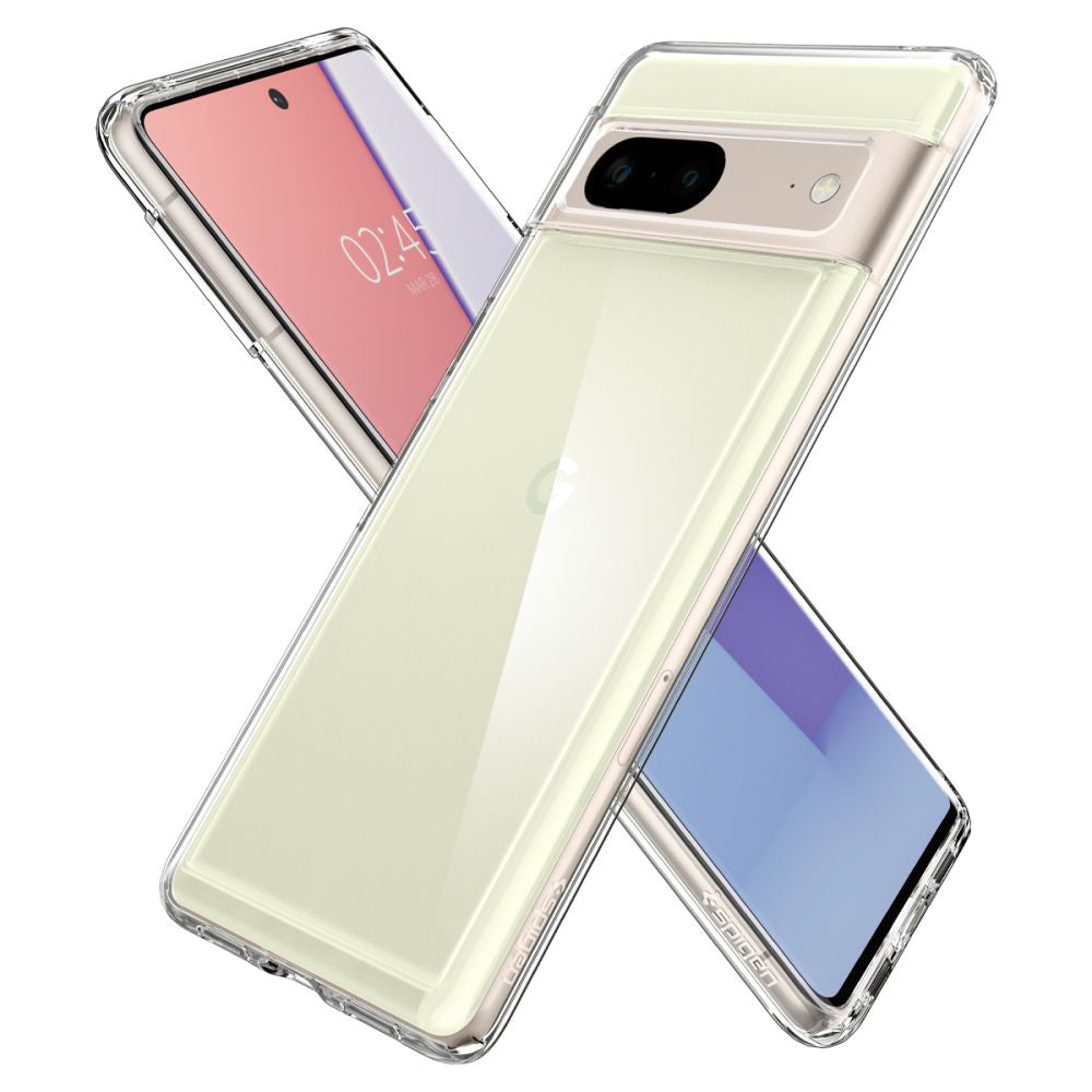 Funda para Google Pixel 7, Spigen, Ultra Hybrid, Transparente ACS04699 