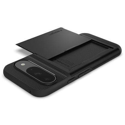 Funda para Google Pixel 9/9 Pro, Spigen, Slim Armor CS, Negro ACS07695 