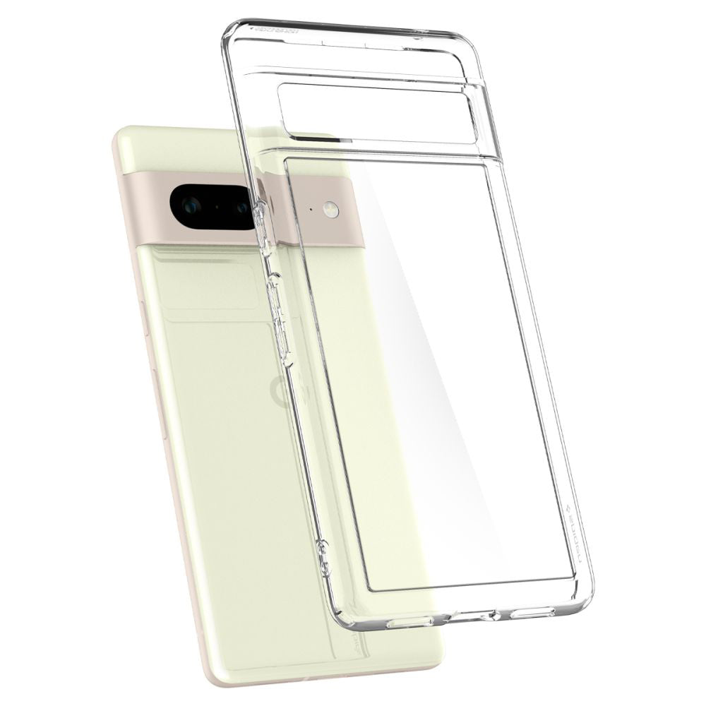 Funda para Google Pixel 7, Spigen, Ultra Hybrid, Transparente ACS04699 