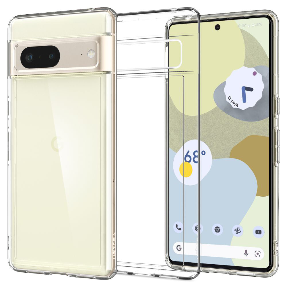 Funda para Google Pixel 7, Spigen, Ultra Hybrid, Transparente ACS04699 