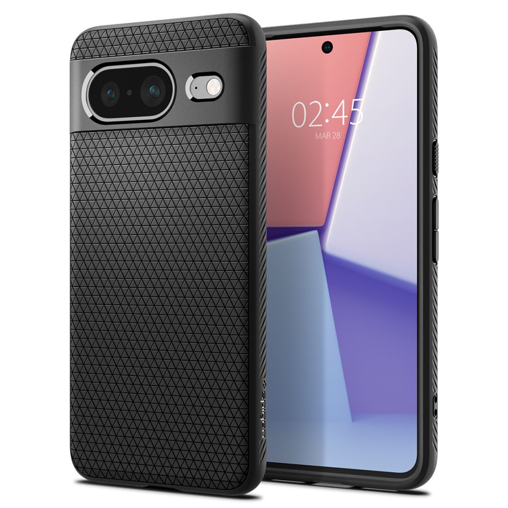 Funda para Google Pixel 8, Spigen, Liquid Air Matte, Negro ACS06274