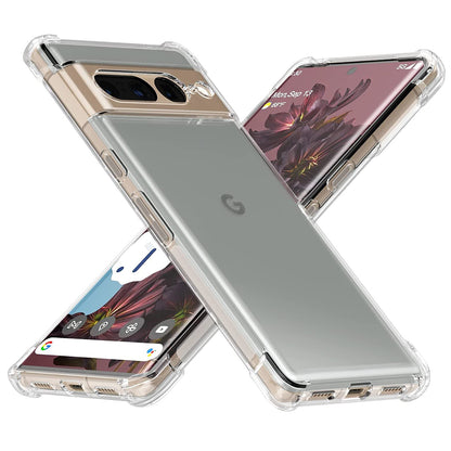 Funda para Google Pixel 7 Pro, Techsuit, Antigolpes Transparente, Transparente