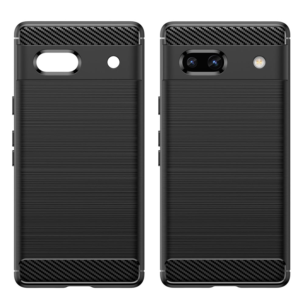 Funda para Google Pixel 7a, Techsuit, Carbono, Negra
