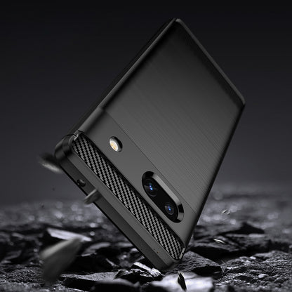 Funda para Google Pixel 7a, Techsuit, Carbono, Negra
