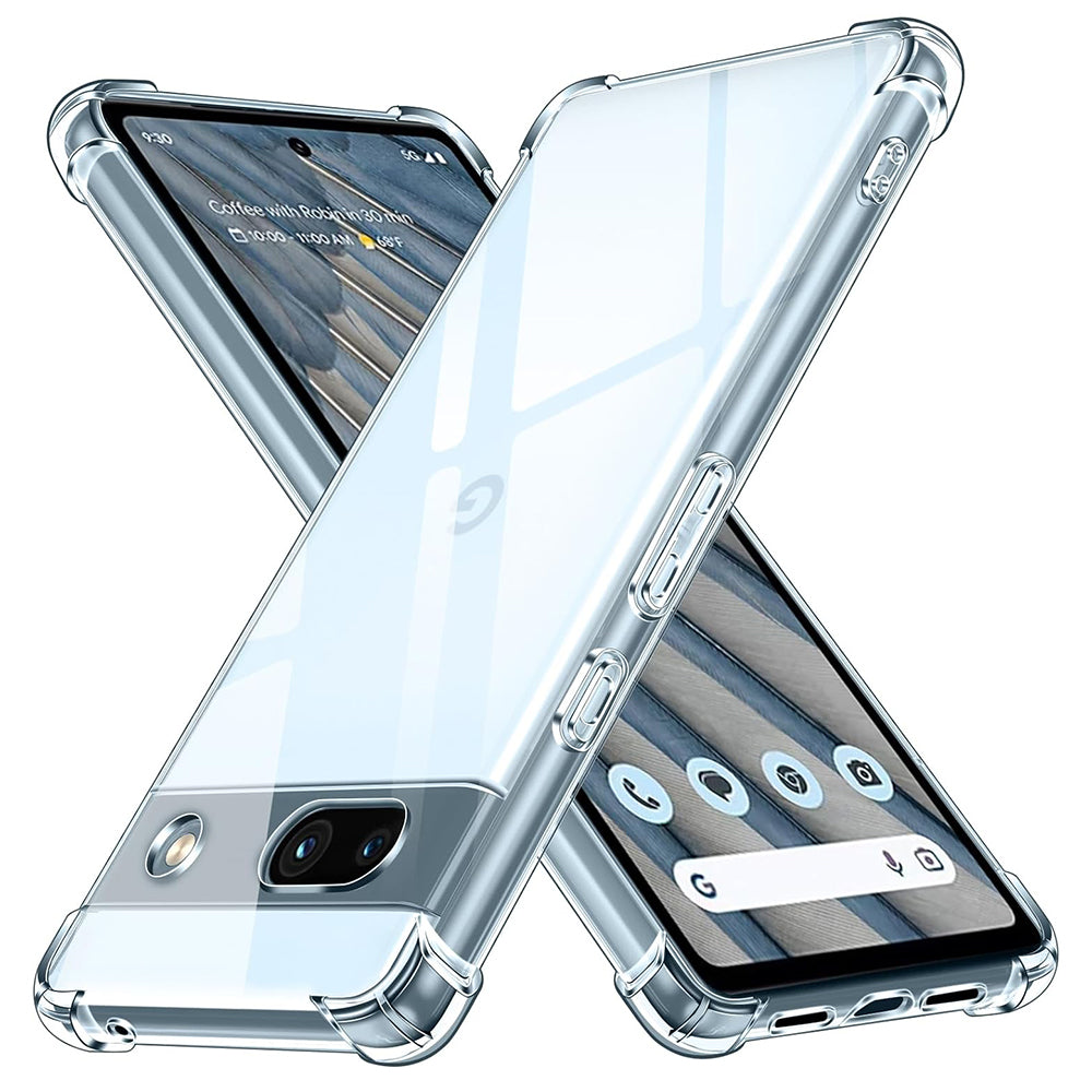 Funda para Google Pixel 7a, Techsuit, Antigolpes Transparente, Transparente