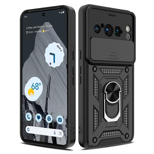 Case for Google Pixel 8 Pro, Techsuit, CamShield, Black