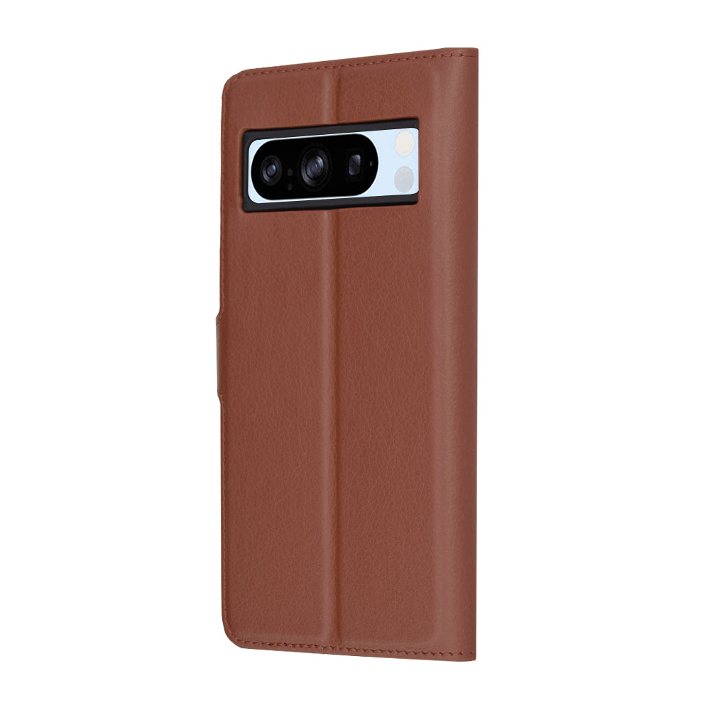 Funda para Google Pixel 8 Pro, Techsuit, Leather Folio, Marrón