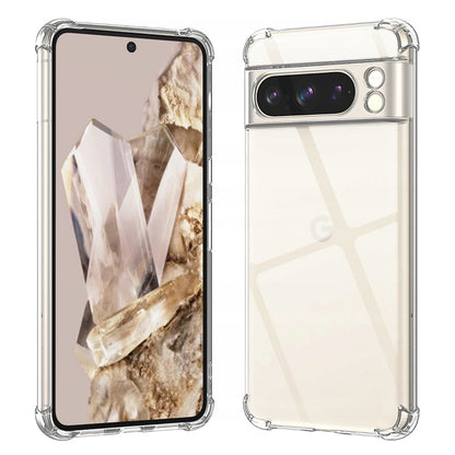 Funda para Google Pixel 8 Pro, Techsuit, Antigolpes Transparente, Transparente