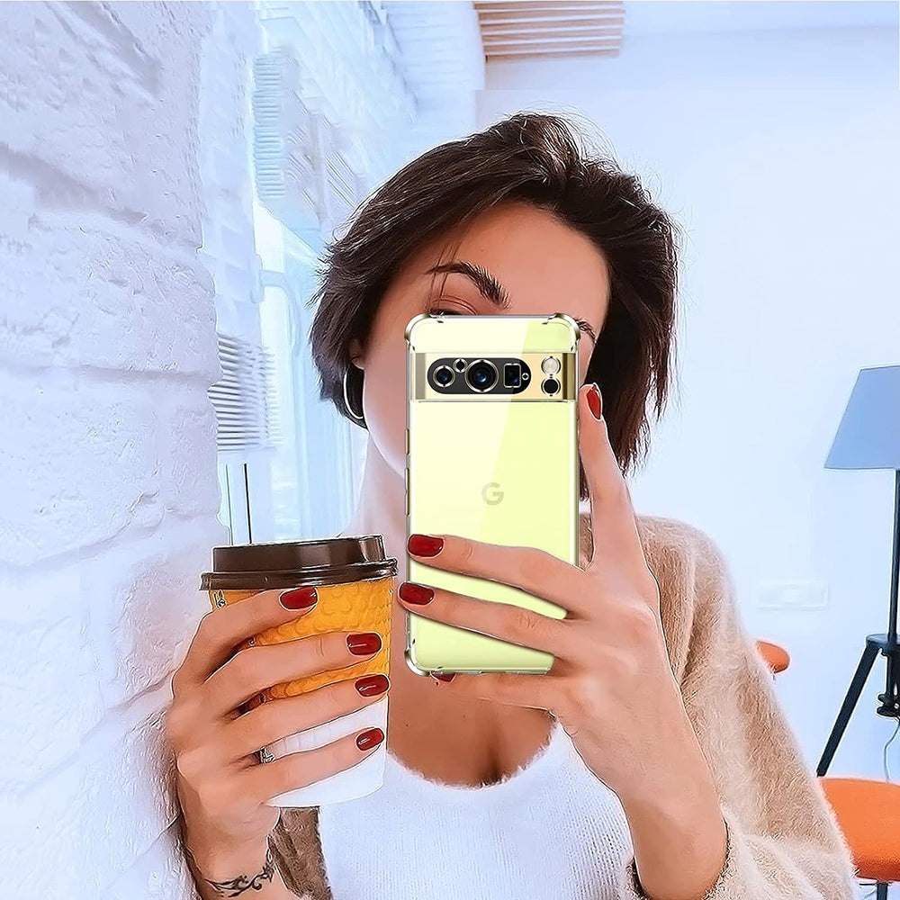 Funda para Google Pixel 8 Pro, Techsuit, Antigolpes Transparente, Transparente