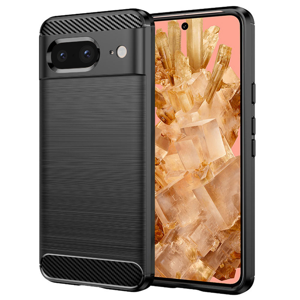 Funda para Google Pixel 8, Techsuit, Carbono, Negra