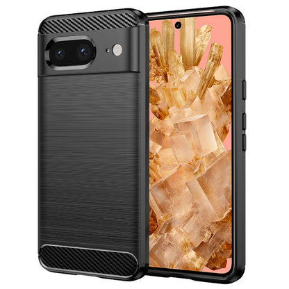Funda para Google Pixel 8, Techsuit, Carbono, Negra