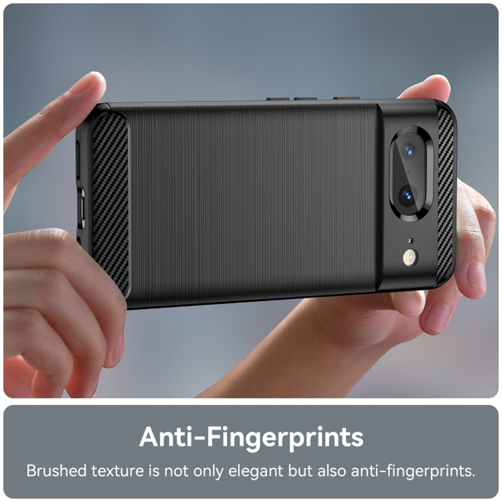Funda para Google Pixel 8, Techsuit, Carbono, Negra