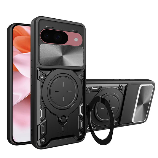 Funda para Google Pixel 9 / 9 Pro, Techsuit, CamGuard Pro, Negra