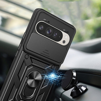 Case for Google Pixel 9 / 9 Pro, Techsuit, CamShield, Black
