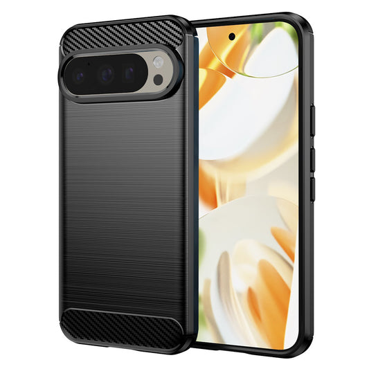 Funda para Google Pixel 9 / 9 Pro, Techsuit, Carbono, Negra