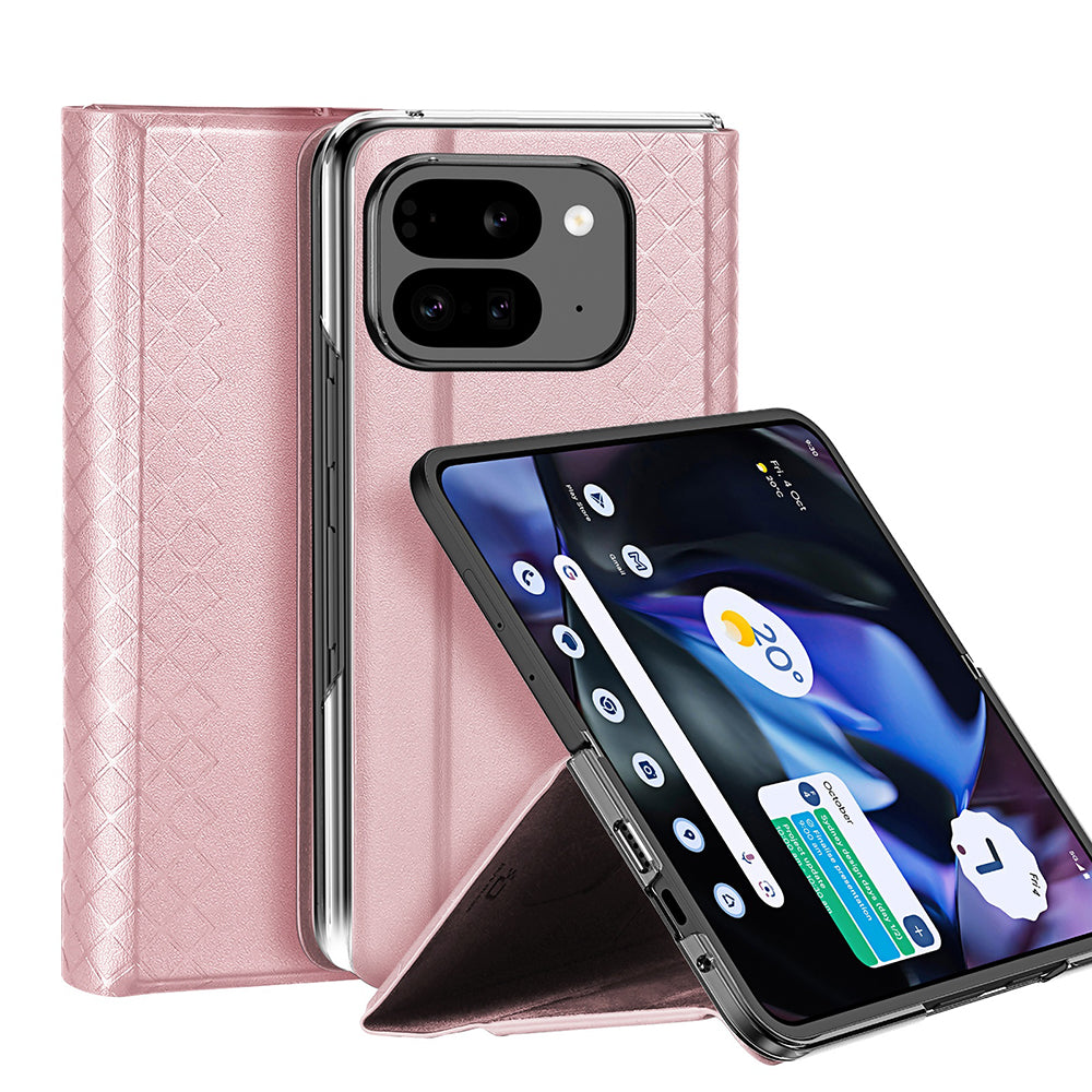 Funda para Google Pixel 9 Pro Fold, DUX DUCIS, Brillante, Rosa