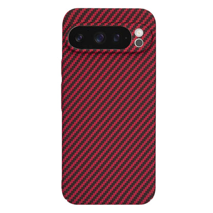 Funda para Google Pixel 9 Pro, Techsuit, Carbonite FiberShell, Roja