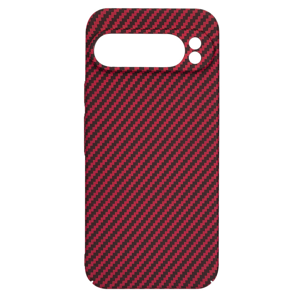 Funda para Google Pixel 9 Pro, Techsuit, Carbonite FiberShell, Roja