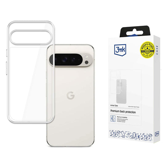 Funda para Google Pixel 9 Pro XL, 3MK, Armor, Transparente