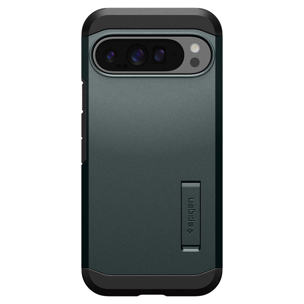 Funda para Google Pixel 9 Pro XL, Spigen, Tough Armor, Verde