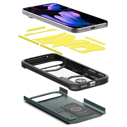 Funda para Google Pixel 9 Pro XL, Spigen, Tough Armor, Verde