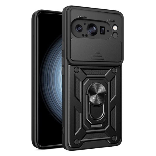 Funda para Google Pixel 9 Pro XL, Techsuit, CamShield, Negra
