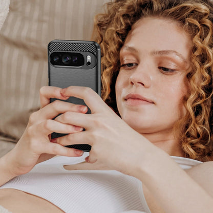 Funda para Google Pixel 9 Pro XL, Techsuit, Carbono, Negra