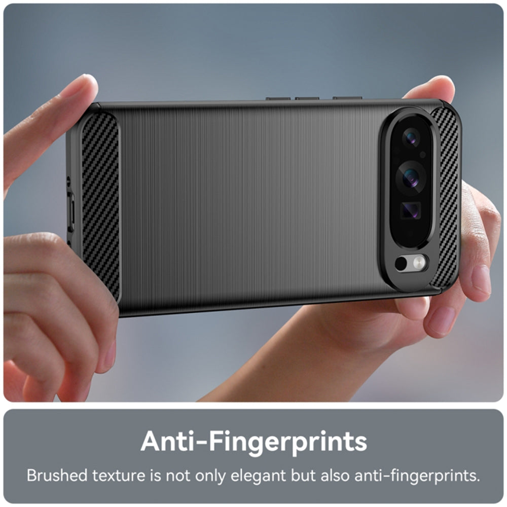 Funda para Google Pixel 9 Pro XL, Techsuit, Carbono, Negra