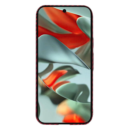 Funda para Google Pixel 9 Pro XL, Techsuit, Carbonite FiberShell, Roja