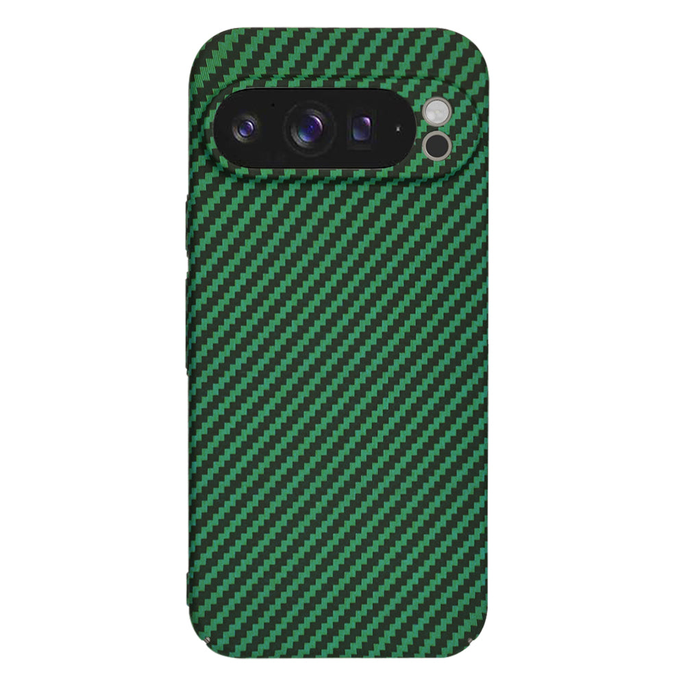 Funda para Google Pixel 9 Pro XL, Techsuit, Carbonite FiberShell, Verde