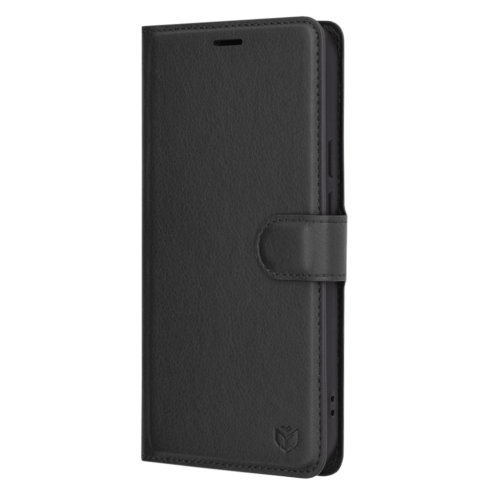 Funda para Google Pixel 9 Pro XL, Techsuit, Leather Folio, Negra
