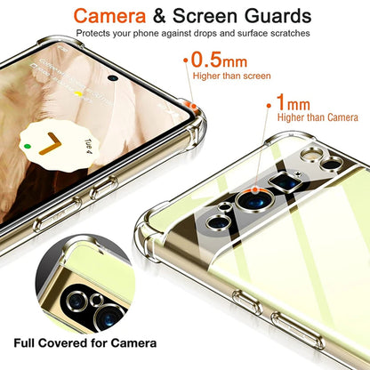 Funda para Google Pixel 9 Pro XL, Techsuit, Antigolpes Transparente, Transparente