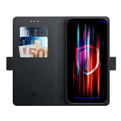 Funda para Google Pixel 9a, 3MK, Cartera, Negra