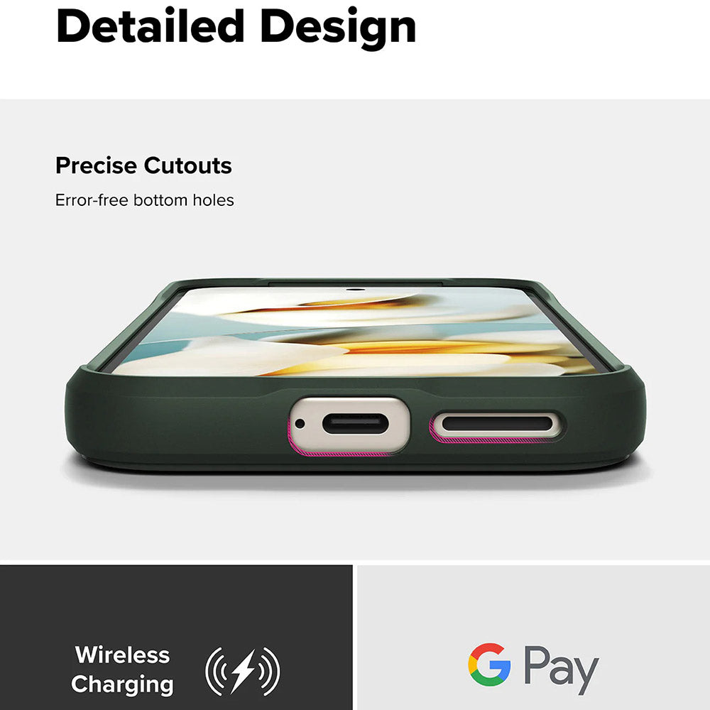 Funda para Google Pixel 9a, Ringke, Ónix, Verde Oscuro