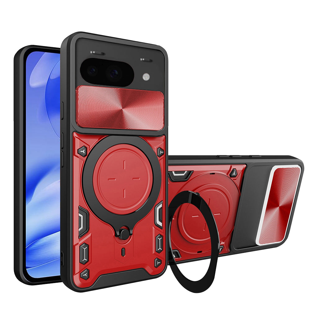 Funda para Google Pixel 9a, Techsuit, CamGuard Pro, Roja