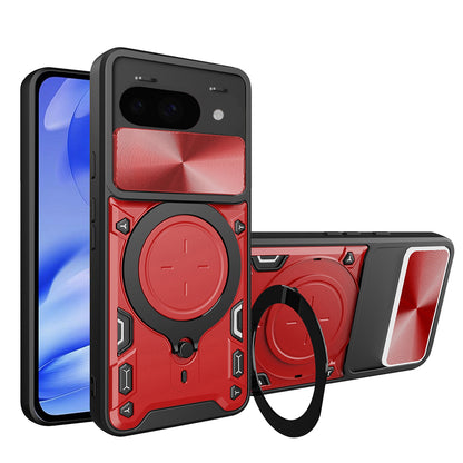 Funda para Google Pixel 9a, Techsuit, CamGuard Pro, Roja