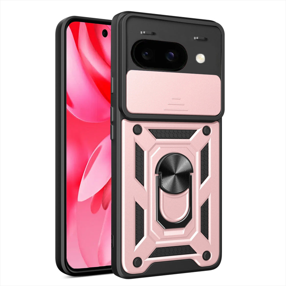 Funda para Google Pixel 9a, Techsuit, CamShield, Rosa