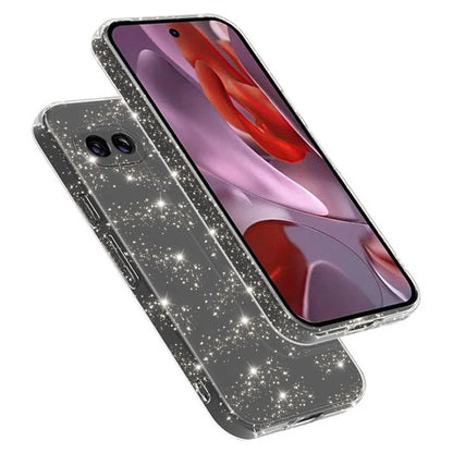 Funda para Google Pixel 9a, Techsuit, SparkleSkin, Transparente
