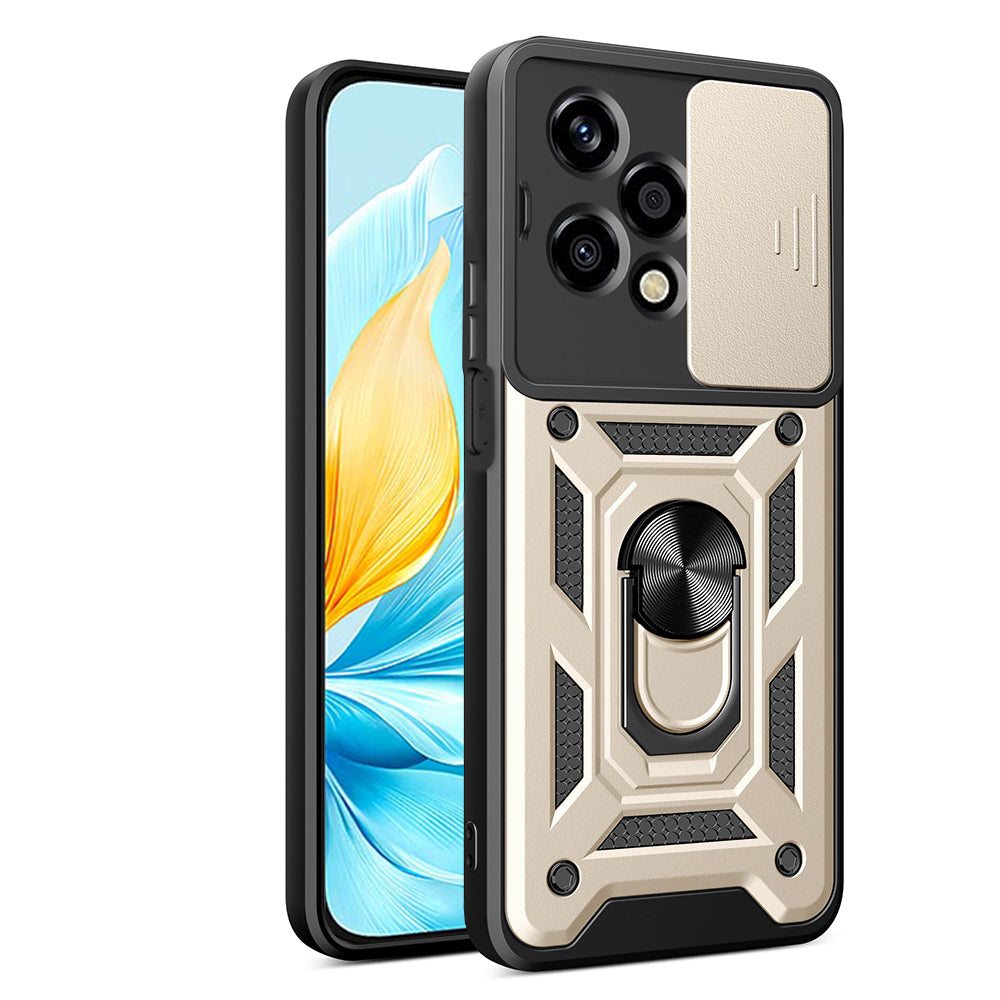 Funda para Honor 200 Lite, Techsuit, CamShield, Dorada