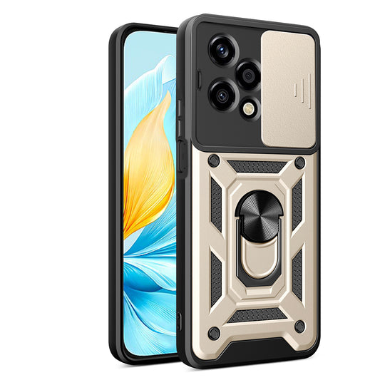 Funda para Honor 200 Lite, Techsuit, CamShield, Dorada